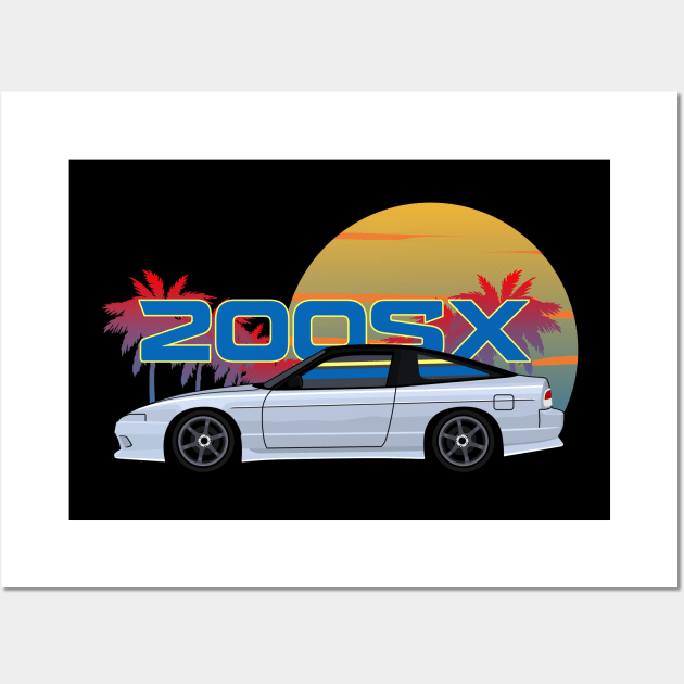 200SX Classic JDM Wall Art by masjestudio